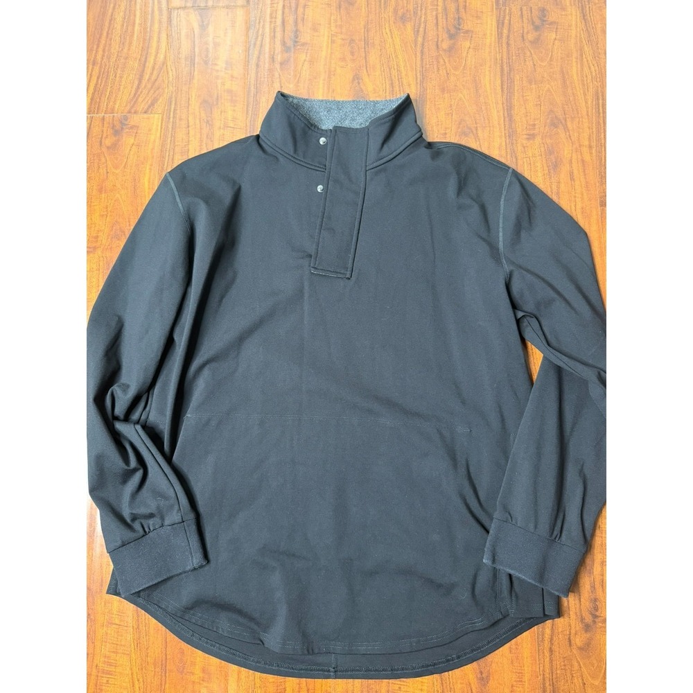 BYLT Elite Fairway Pullover Mens XL Black Golf Performance Premium Basics EUC